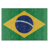 Flagge Brasiliens Schneidebrett (Vorderseite)