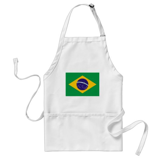 Flagge Brasiliens Schürze (Vorne)