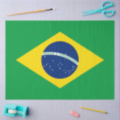 Flagge Brasiliens Seidenpapier (Basteln)