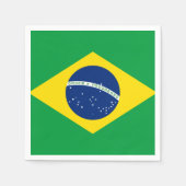 Flagge Brasiliens Serviette (Vorderseite)