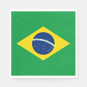 Flagge Brasiliens Serviette