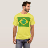Flagge Brasiliens Shirt der Männer (Vorne ganz)