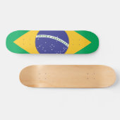 Flagge Brasiliens Skateboard (Horizontal)