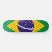 Flagge Brasiliens Skateboard (Horizontal)