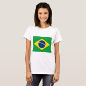 Flagge Brasiliens T-Shirt (Vorne ganz)