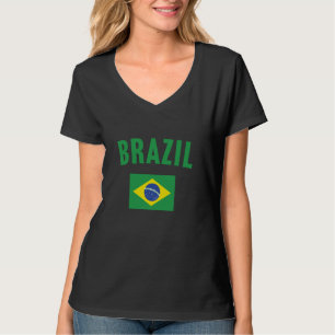 Flagge Brasiliens T-Shirt
