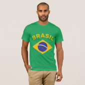 Flagge Brasiliens T-Shirt (Vorne ganz)