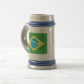 Flagge Brasiliens Tasse (Vorderseite Links)