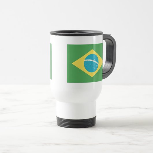 Flagge Brasiliens Tasse (VorderseiteRechts)