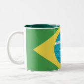 Flagge Brasiliens Tasse (Links)