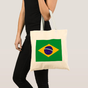 Flagge Brasiliens Tragetasche