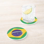 Flagge Brasiliens Untersetzer (Seite)
