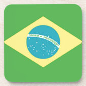 Flagge Brasiliens Untersetzer (Vorderseite)