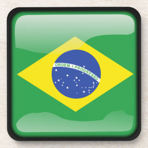 Flagge Brasiliens Untersetzer