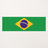 Flagge Brasiliens Yogamatte (Vorderseite (Horizontal))