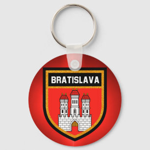 Flagge Bratislava Schlüsselanhänger