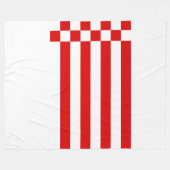 Flagge Bremen Fleece Blanket (Vorderseite (Horizontal))