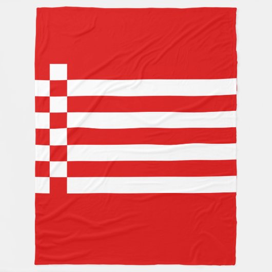 Flagge Bremen Fleece Blanket (Vorderseite)
