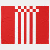 Flagge Bremen Fleece Blanket (Vorderseite (Horizontal))