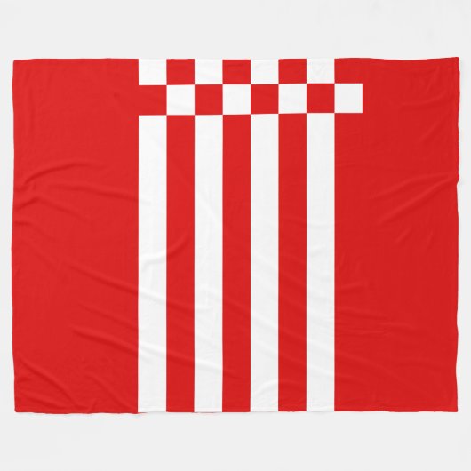 Flagge Bremen Fleece Blanket (Vorderseite (Horizontal))