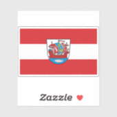 Flagge Bremerhaven, Deutschland Aufkleber (Blatt)