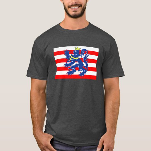 Flagge Brügge/Brügge, Belgien T-Shirt (Vorderseite)