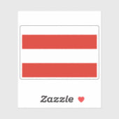 Flagge Brünns, Tschechische Republik Aufkleber (Blatt)