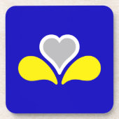 Flagge Brüssel, Belgien Drink Untersetzer (Vorderseite)