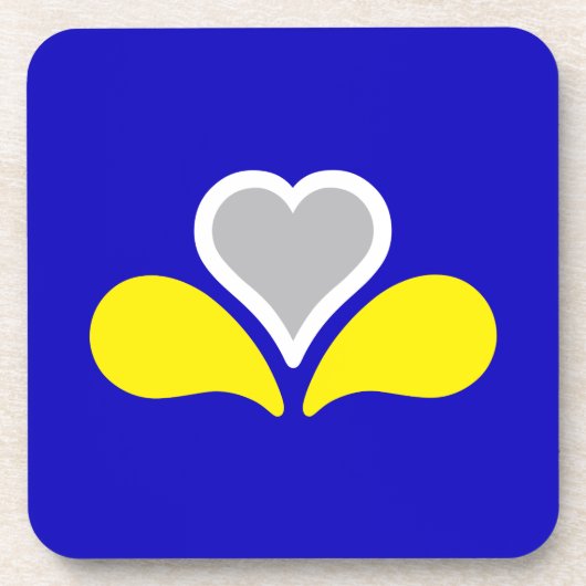 Flagge Brüssel, Belgien Drink Untersetzer (Vorderseite)