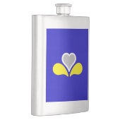 Flagge Brüssel, Belgien Flachmann (Rechts)