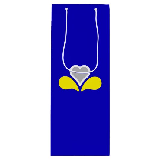 Flagge Brüssel, Belgien Weinbeutel Geschenktüte Für Weinflaschen (Vorderseite)