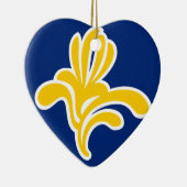 Flagge Brüssels (Belgien) Keramikornament (Rechts)