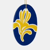 Flagge Brüssels (Belgien) Keramikornament (Rechts)