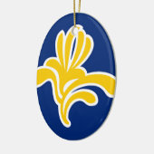 Flagge Brüssels (Belgien) Keramikornament (Links)