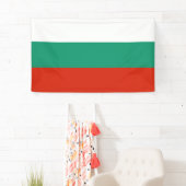 Flagge Bulgarien Banner (Insitu)