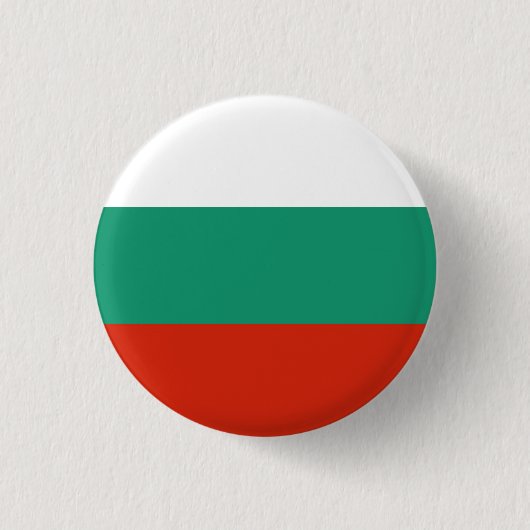 Flagge Bulgarien Button (Vorderseite)