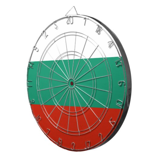 Flagge Bulgarien Dartscheibe (Vorderseite rechts)