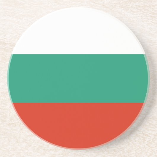 Flagge Bulgarien Getränkeuntersetzer (Vorne)
