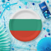 Flagge Bulgarien Pappteller (Party)