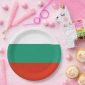 Flagge Bulgarien Pappteller (Party)