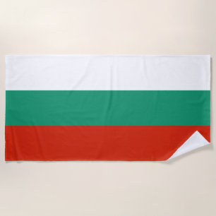 Flagge Bulgarien Strandtuch