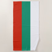 Flagge Bulgarien Strandtuch (Vorderseite)