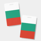 Flagge Bulgariens Ausweis (Vorder- & Rückseite)