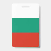 Flagge Bulgariens Ausweis (Rückseite)