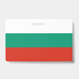 Flagge Bulgariens Ausweis