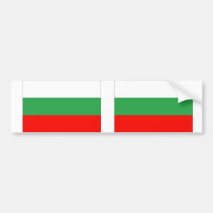 Flagge Bulgariens Autoaufkleber