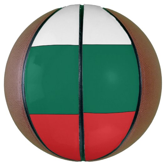 Flagge Bulgariens Basketball (Vertikal)