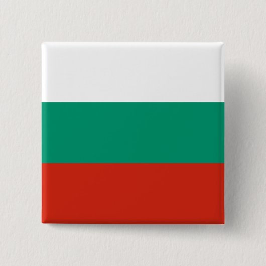 Flagge Bulgariens Button (Vorderseite)