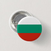 Flagge Bulgariens Button (Vorne & Hinten)