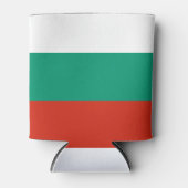 Flagge Bulgariens Dosenkühler (Vorderseite)